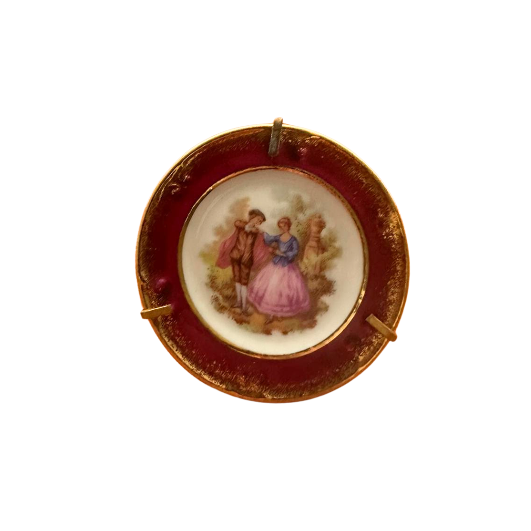 LIMOGES ORNATE FRENCH PLATE – THEMATIKOS