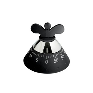 ALESSI X MICHAEL GREAVES BLACK KITCHEN TIMER