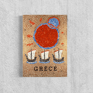 GRECE MOSAIC PRINT