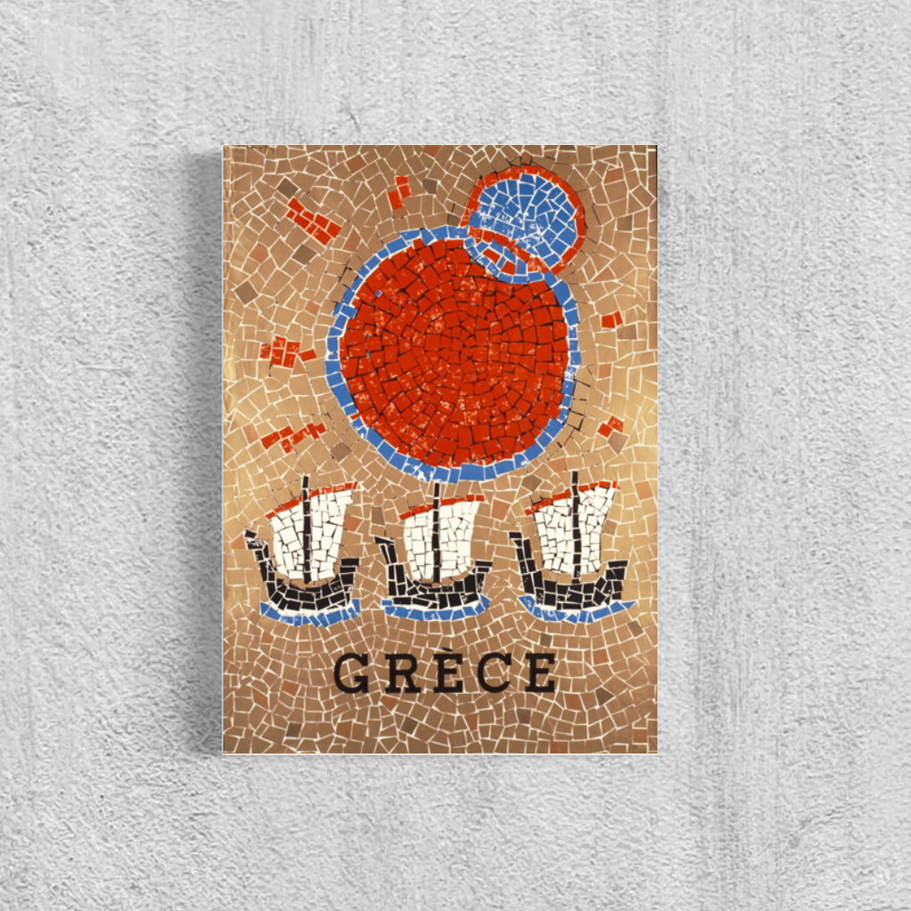 GRECE MOSAIC PRINT